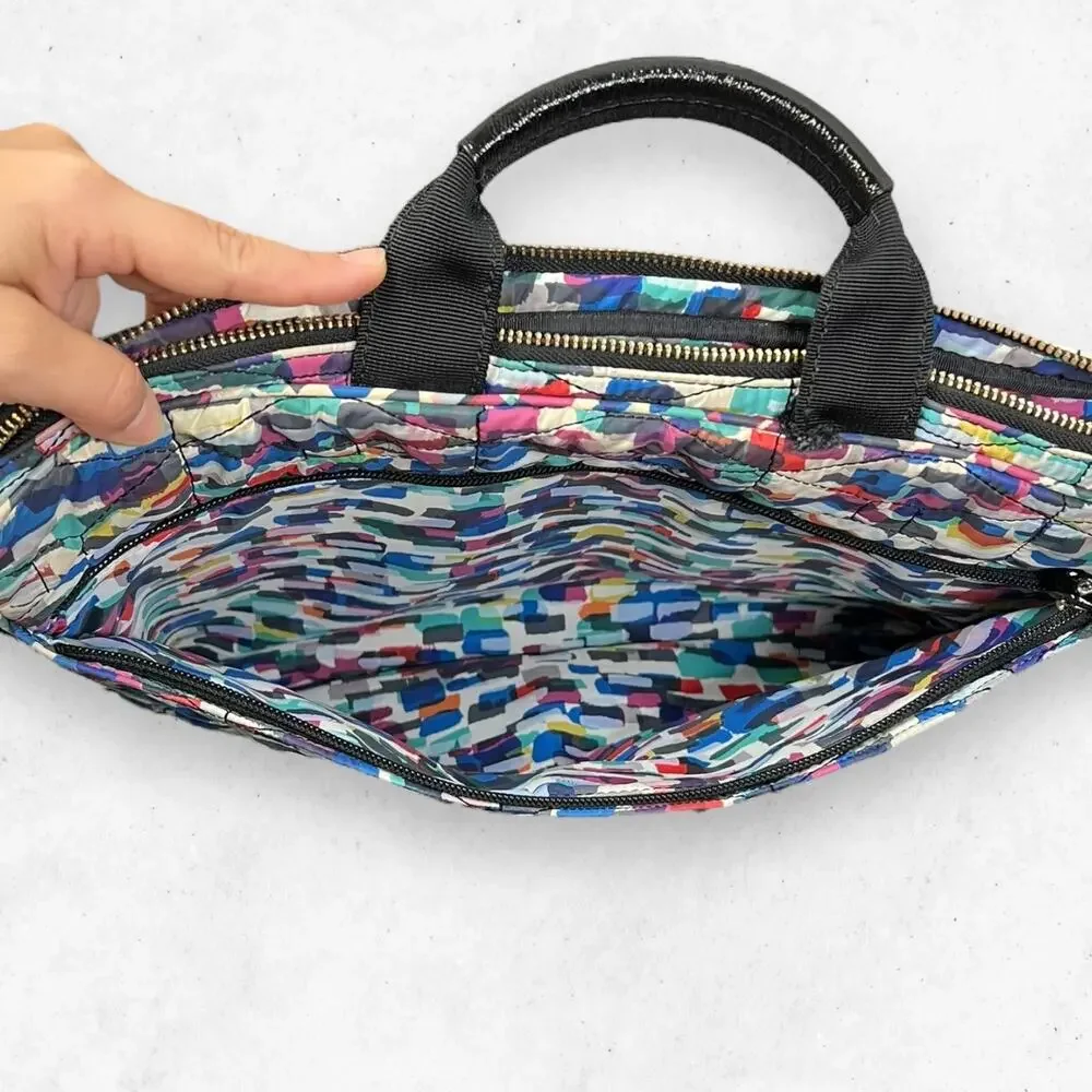 Kate Spade New York Signature Spade Quilted-Chad Laptop Crossbody Bag Multicolor